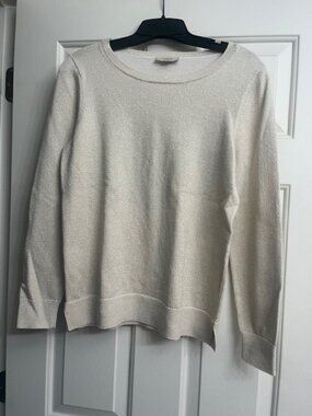 Women's glittery gold Pullover